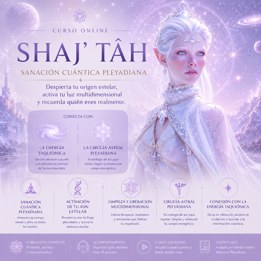 Curso SHAJ' TÂH Sanación Cuántica Pleyadiana